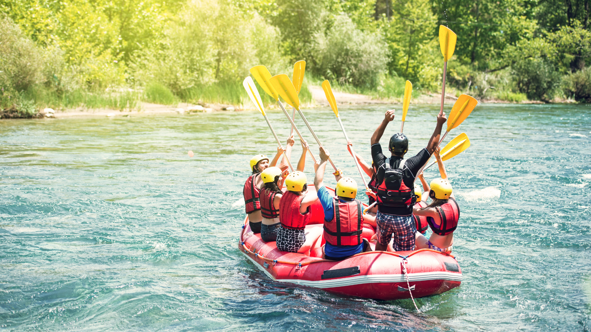 Rafting dans les Gorges de l'Hrault